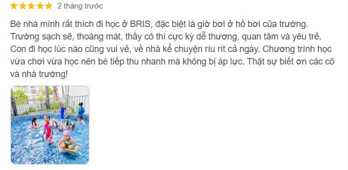Đánh giá từ phụ huynh học sinh