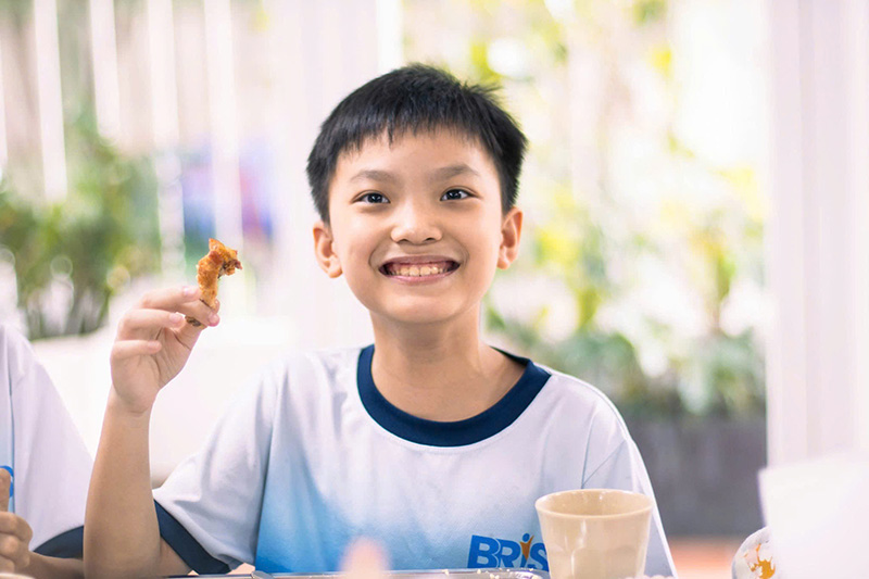 Thực đơn trường mầm non quốc tế Bris