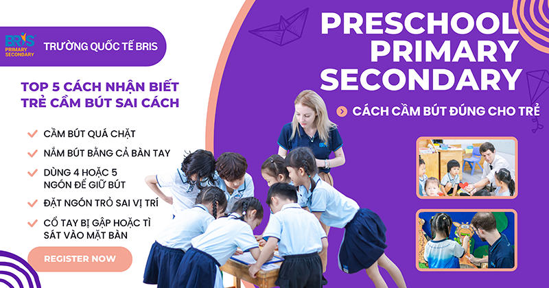 Cách cầm bút đúng cho trẻ - Phụ huynh nên theo dõi cách trẻ cầm bút để kịp thời nhận ra những dấu hiệu cho thấy trẻ đang cầm bút không đúng.