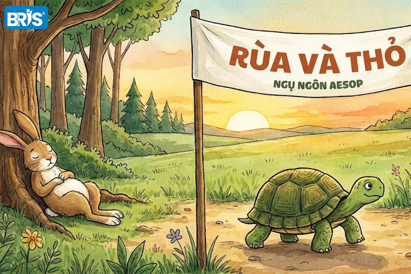 Những câu chuyện hay cho bé 3 tuổi - Rùa và Thỏ