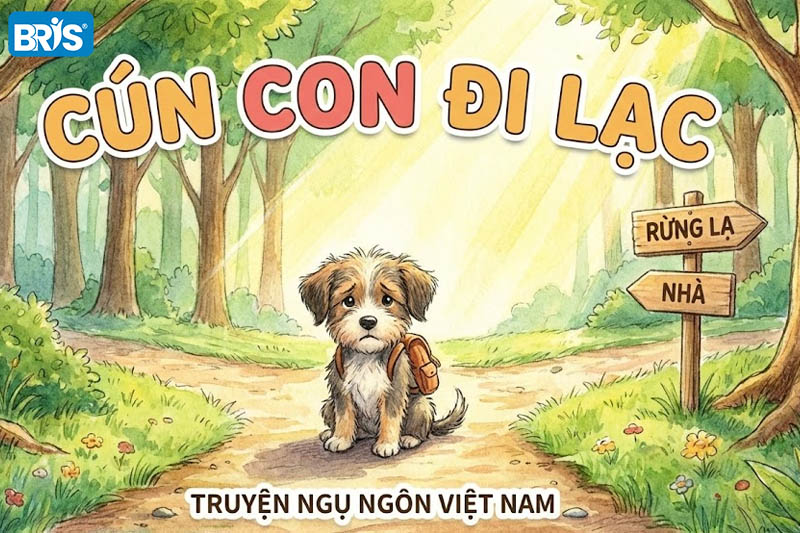 Những câu chuyện hay cho bé 3 tuổi - Cún con đi lạc