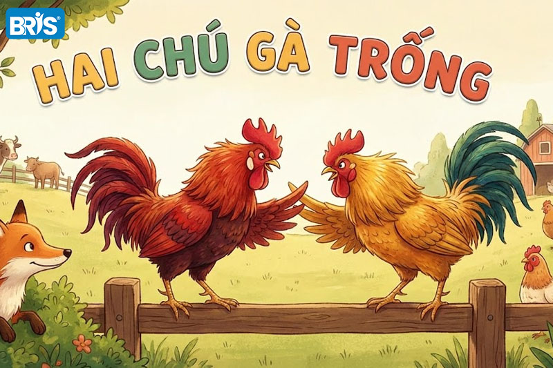 Những câu chuyện hay cho bé 3 tuổi - Hai chú gà trống