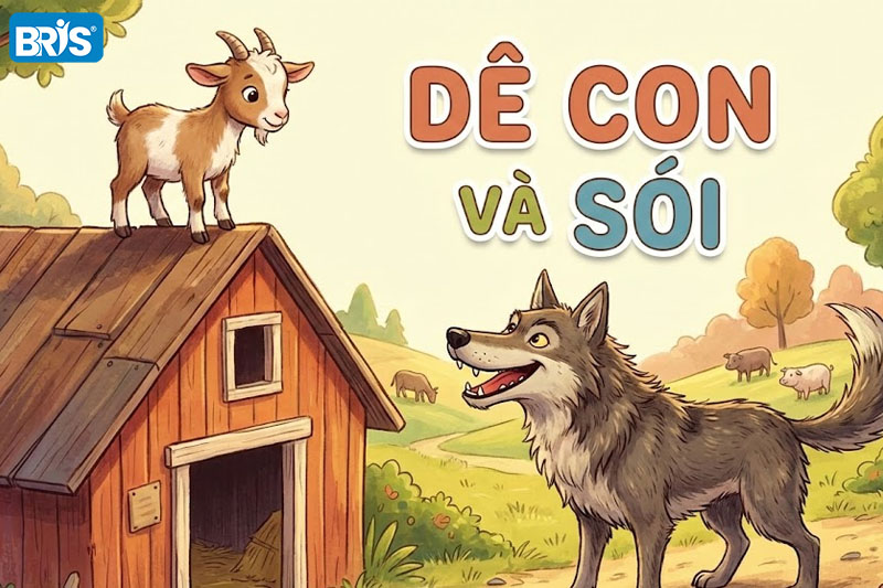 Những câu chuyện hay cho bé 3 tuổi - Dê con và sói