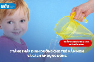 Tháp dinh dưỡng cho trẻ mầm non