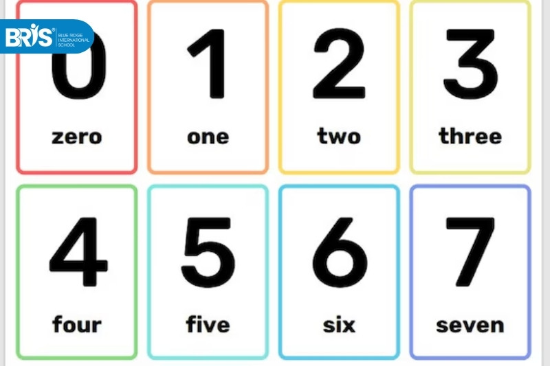 cách dạy trẻ 5 tuổi học chữ số - Flashcard số đếm dành cho bé 5 tuổi